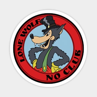 LONE WOLF NO CLUB Magnet